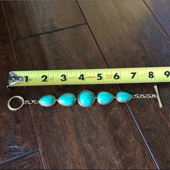Lucky Brand turquoise Howlite bracelet - Picture 5 of 8
